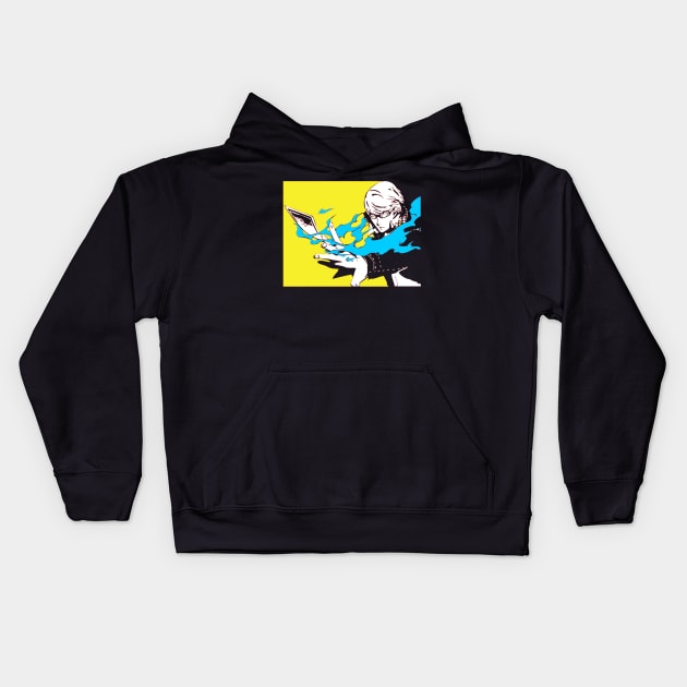 Persona 4 Yu Narukami Kids Hoodie by OtakuPapercraft